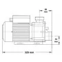 LX TDA50 Spa Circulatiepomp