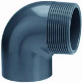 PVC Knie 90° buitendraad
