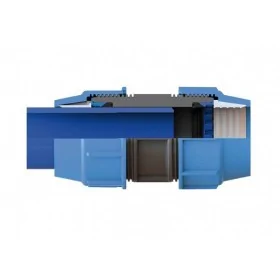 PE reparatiekoppeling, Kiwa, 16 bar, 2x klem