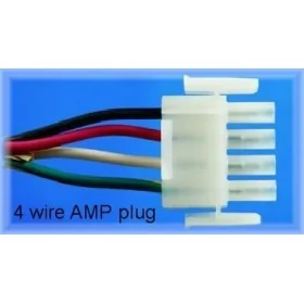 AMP plug incl 4(female) connectors