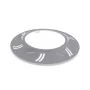 Sierring type A ø100-160 x 21 mm ABS – wit