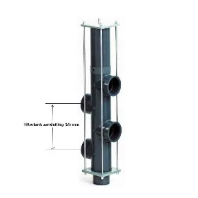 BESGO terugspoelventiel DN 40/50 5-weg 152mm