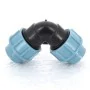 Unidelta Knie 90° knel 16bar zwart/blauw KIWA
