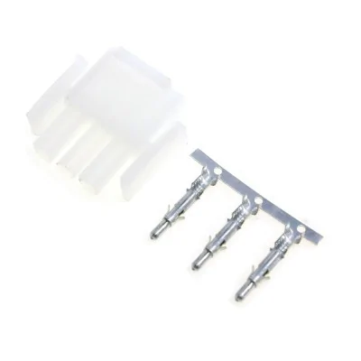 AMP plug incl 3(male) connectors