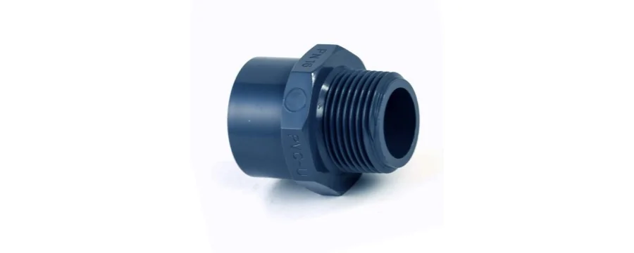 PVC Puntstuk / schroefstuk
